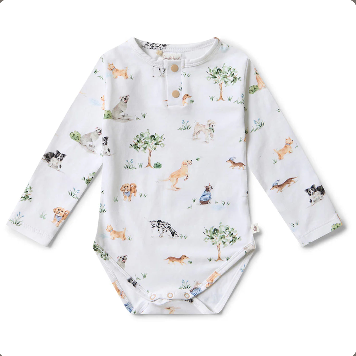 Snuggle Hunny - Dog Park Long Sleeve Bodysuit