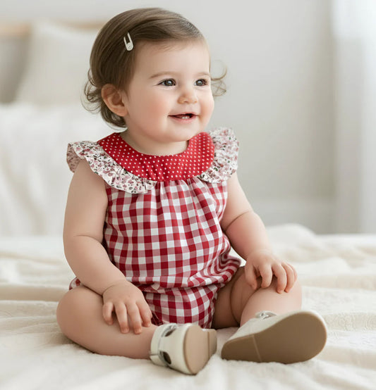 Love Henry - Baby Girls Neve Playsuit - Pink Petite Floral