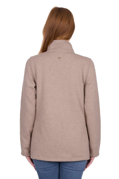 Thomas Cook - WMNS Lydia 1/4 Zip Rugby - Taupe Marle