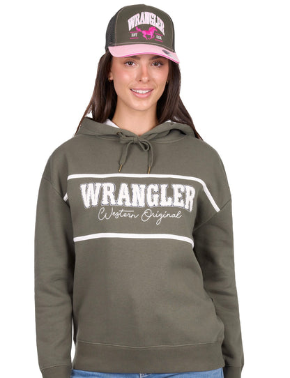 Wrangler - WMNS Hailey Hoodie - Olive