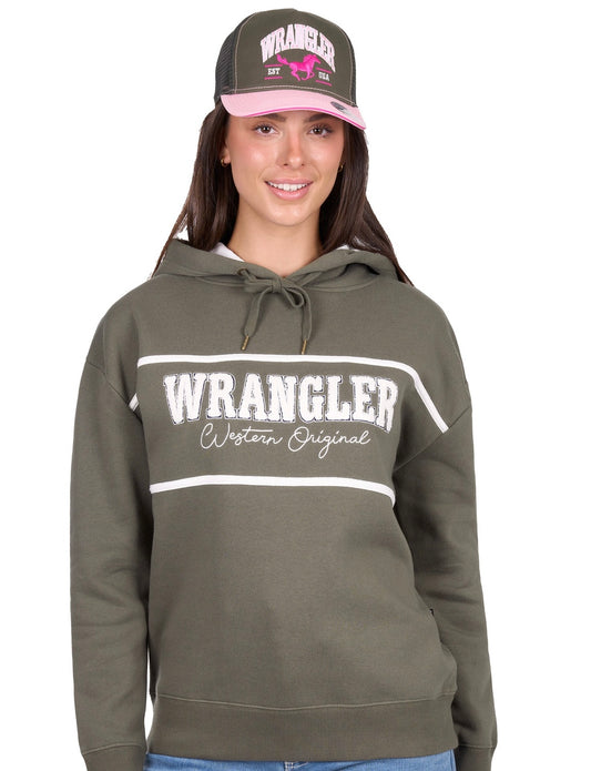 Wrangler - WMNS Hailey Hoodie - Olive