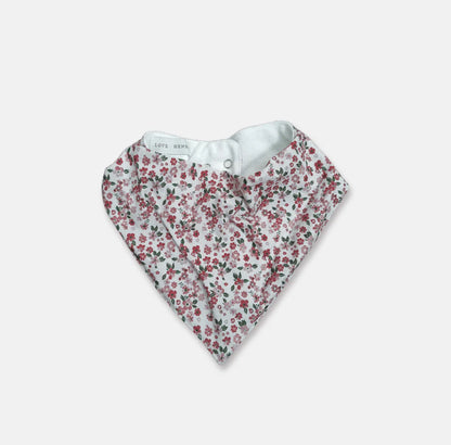 Love Henry - Baby Girls Dribble Bib - Pink Petite Floral