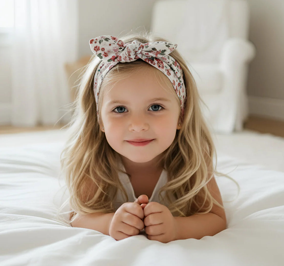 Love Henry - Girls Headband - Pink Petite Floral