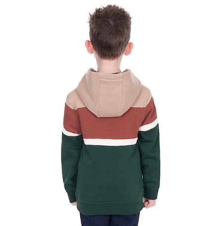 Pure Western - Boys Harry Hoodie - Green/Multi