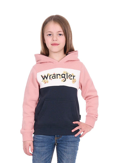 Wrangler - Girls Brooke Hoodie - Rose/Navy