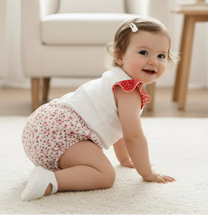 Love Henry - Baby Girls Pilcher - Pink Petite Floral