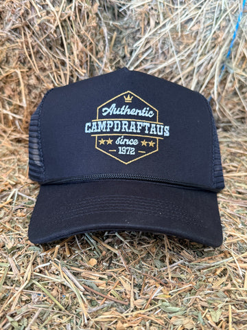 Campdraft Aus-Heritage Trucker Cap Black