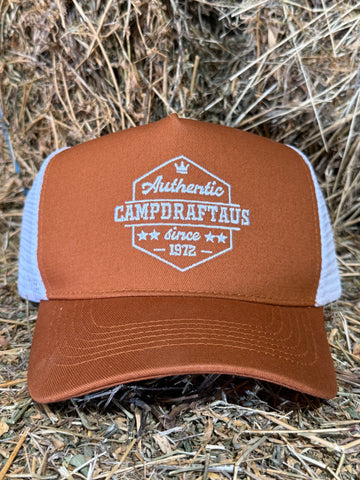Campdraft Aus-Heritage Trucker Cap Rust