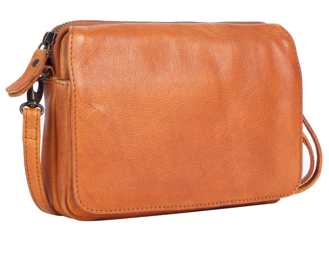 Rugged Hide - CrossBody Tan