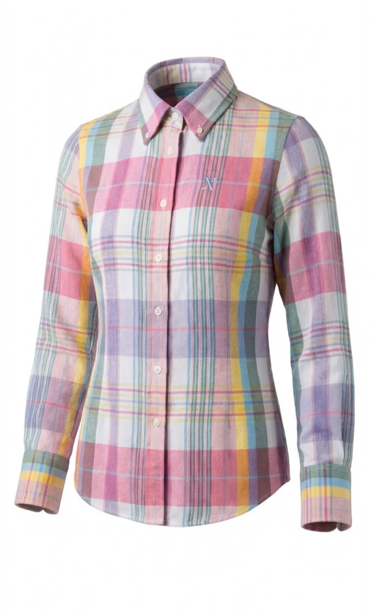 Campdraft Aus - NINETY Ladies slim fit ls shirt - Pastel Plaid