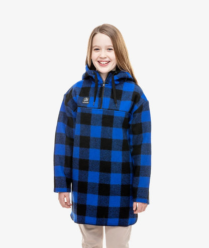 Swanndri - Kids Brixton shirt - blue/black check