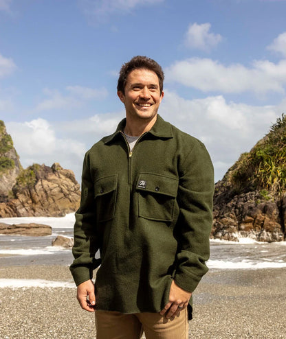 Swanndri - ranger bush shirt - Olive