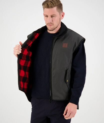 Swanndri Foxton Vest Wool Lined - Brown