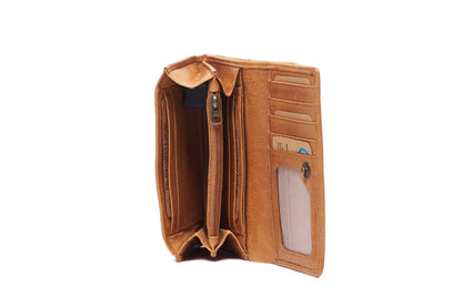 Rugged Hide - Delta Wallet Tan