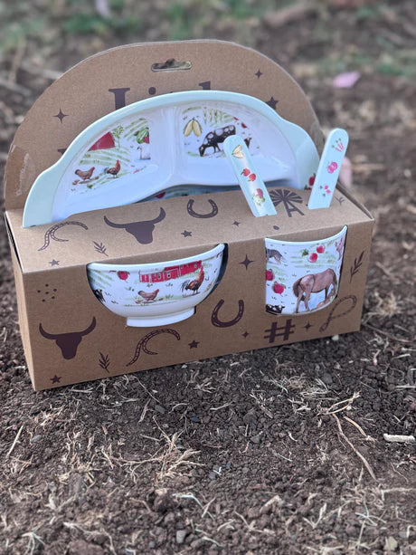 LITTLE WINDMILL -  5 Piece Melamine Dinner Set