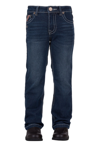 PURE WESTERN - Girl's Aztec Boot Cut Jean