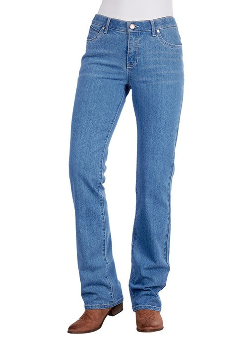 WRANGLER - WOMEN’S DILLEN HIGH RISE JEAN - BAILEY - 34” LEG