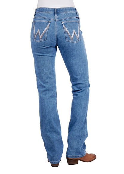 WRANGLER - WOMEN’S DILLEN HIGH RISE JEAN - BAILEY - 34” LEG