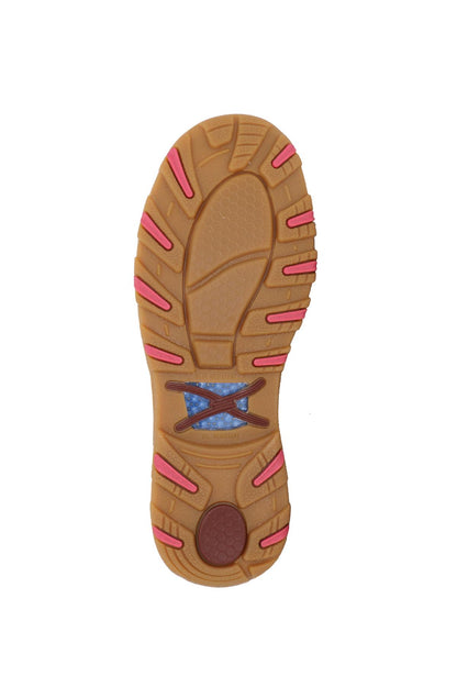 TWISTED X - WOMEN’S PINK STITCH CELLSTRETCH® MOCS SLIP ON