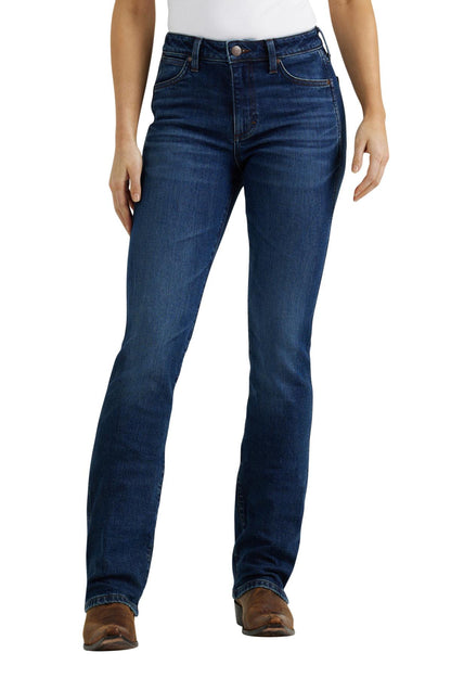WRANGLER - WOMEN'S RETRO HIGH RISE BOOT CUT JEAN - BAILEY 34 leg